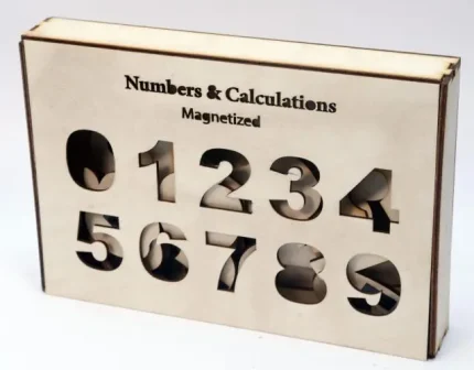 Magnetic English Numbers and Arithmetic Bag